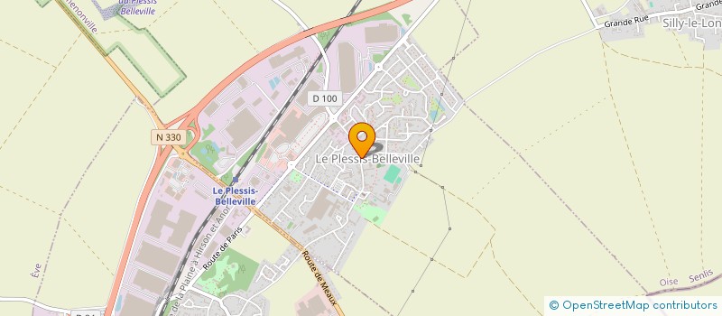 localisation de l'entreprise MONSIEUR FABIEN SCHOEN  LE PLESSIS-BELLEVILLE