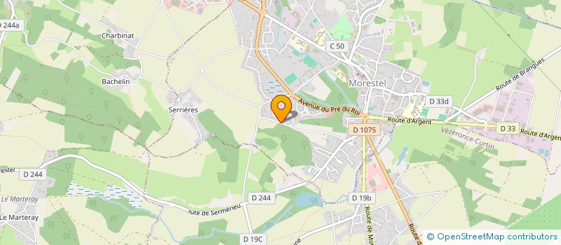 localisation de l'entreprise MONSIEUR FABIEN SCIBETTA  MORESTEL