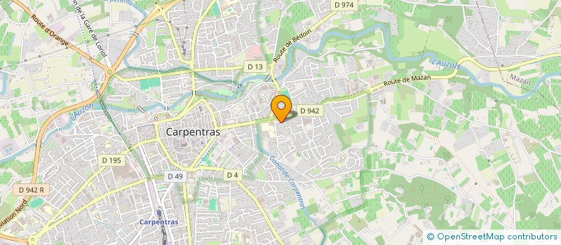 localisation de l'entreprise MONSIEUR FABIEN SCORDO  CARPENTRAS