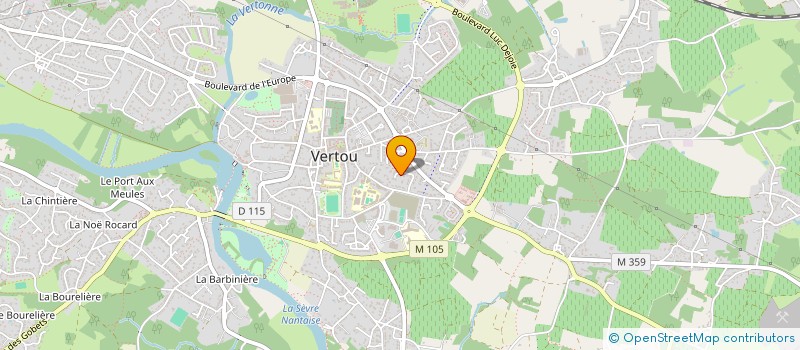 localisation de l'entreprise MONSIEUR FABIEN SEBILO à VERTOU