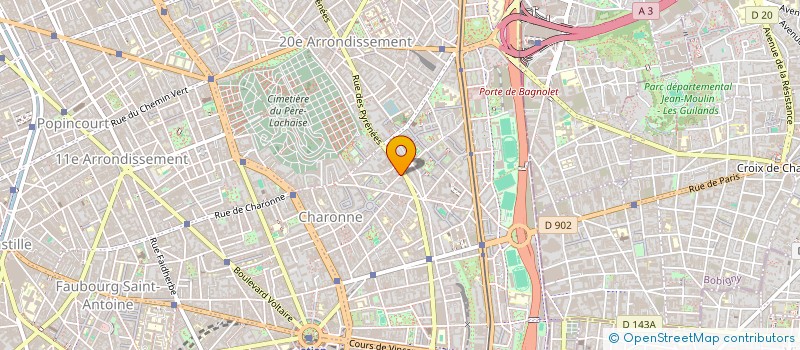 localisation de l'entreprise MONSIEUR FABIEN SEGALINI  PARIS