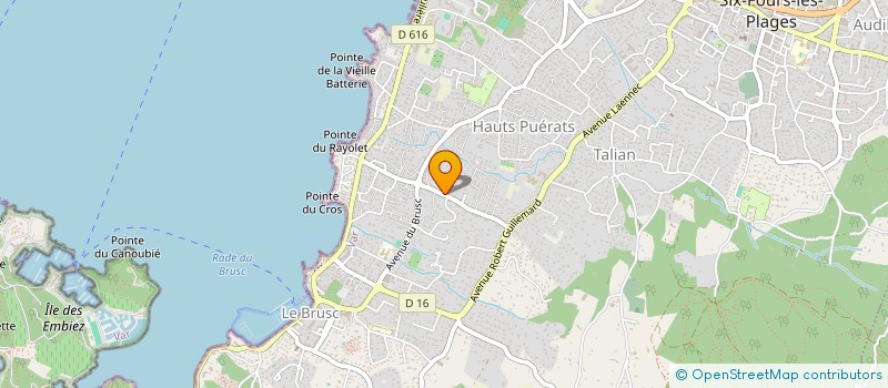 localisation de l'entreprise MONSIEUR FABIEN SEGUI à SIX-FOURS-LES-PLAGES