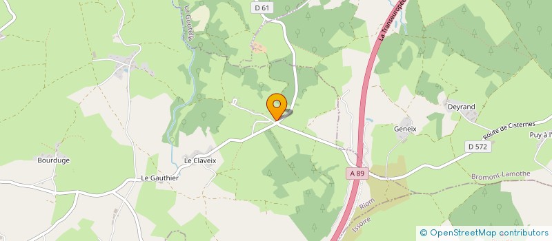 localisation de l'entreprise MONSIEUR FABIEN SENNERET  CISTERNES-LA-FORET