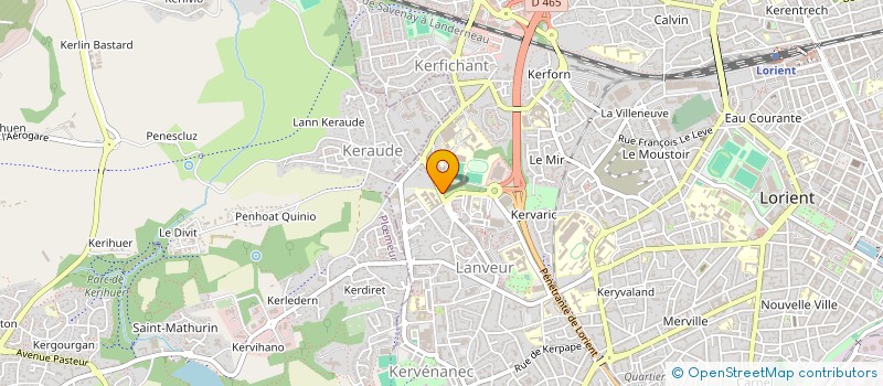 localisation de l'entreprise MONSIEUR FABIEN SEPOT  LORIENT