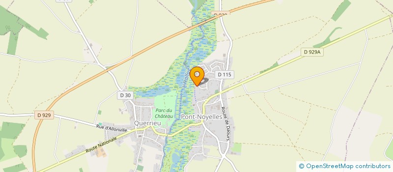 localisation de l'entreprise MONSIEUR FABIEN SERGEANT  PONT-NOYELLES