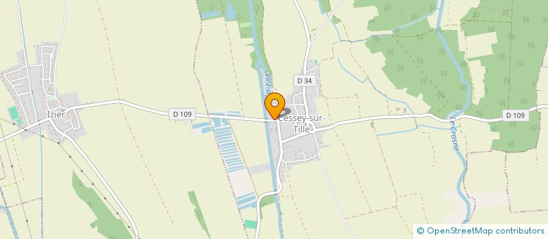 localisation de l'entreprise MONSIEUR FABIEN SERGENT  CESSEY-SUR-TILLE