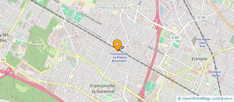 localisation de l'entreprise MONSIEUR FABIEN SERRANO  FRANCONVILLE