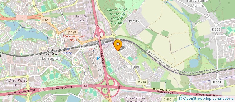 localisation de l'entreprise MONSIEUR FABIEN SERRANT  COLLEGIEN