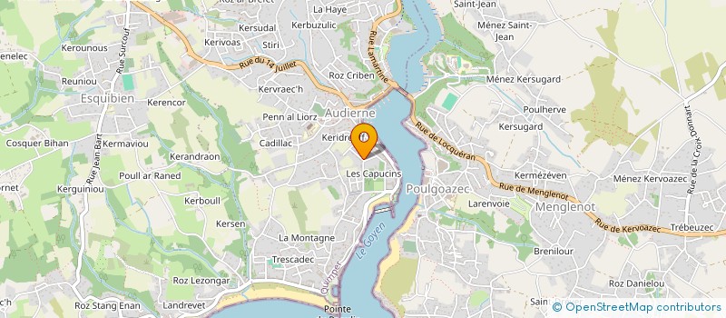 localisation de l'entreprise MONSIEUR FABIEN SERRE  AUDIERNE