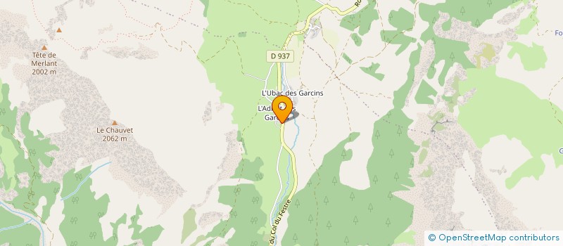 localisation de l'entreprise MONSIEUR FABIEN SERRES  DEVOLUY