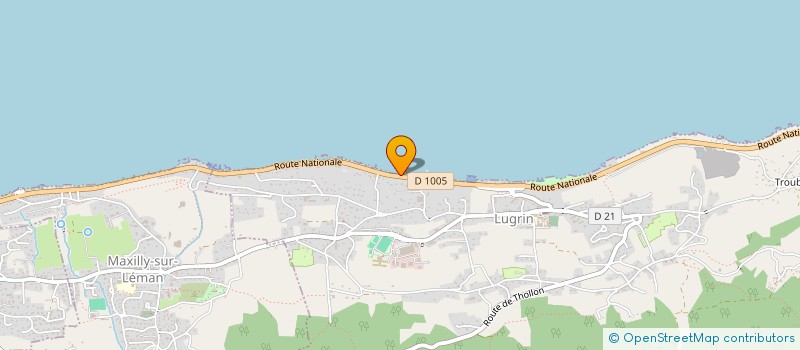 localisation de l'entreprise MONSIEUR FABIEN SERVOZ  LUGRIN