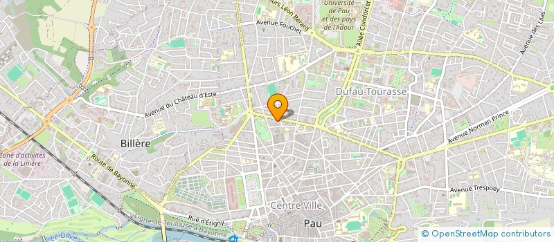 localisation de l'entreprise MONSIEUR FABIEN SESTACQ à PAU
