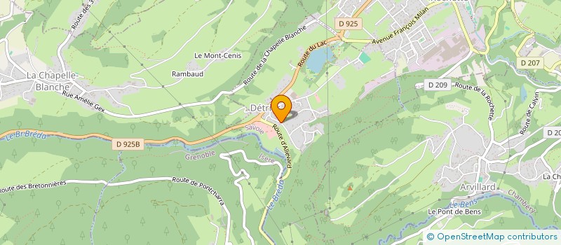 localisation de l'entreprise MONSIEUR FABIEN SIBUE  DETRIER