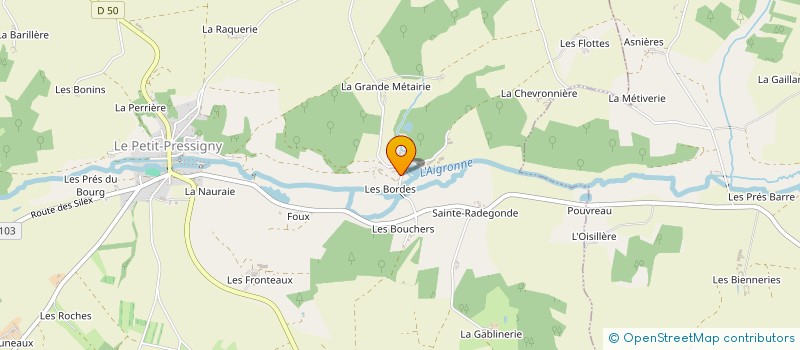 localisation de l'entreprise MONSIEUR FABIEN SIEGFRIED  LE PETIT-PRESSIGNY