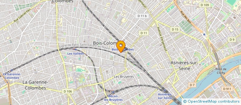 localisation de l'entreprise MONSIEUR FABIEN SILBERSTEIN à BOIS-COLOMBES