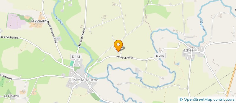 localisation de l'entreprise MONSIEUR FABIEN SIMON  LIVRE-LA-TOUCHE