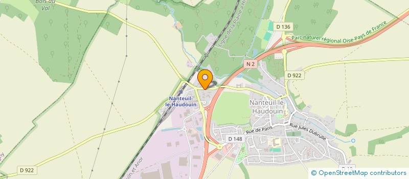 localisation de l'entreprise MONSIEUR FABIEN SIMON  NANTEUIL-LE-HAUDOUIN