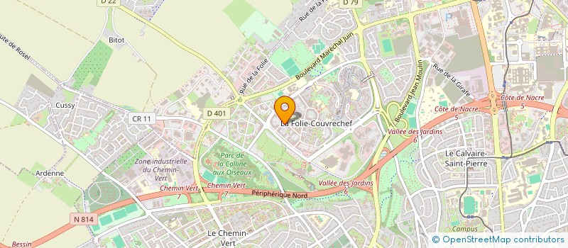localisation de l'entreprise MONSIEUR FABIEN SIMONNEAU à CAEN