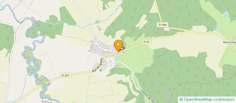 localisation de l'entreprise MONSIEUR FABIEN SIMONNET à OLIZY-PRIMAT