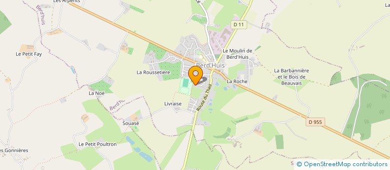 localisation de l'entreprise MONSIEUR FABIEN SINEAU à BERD'HUIS