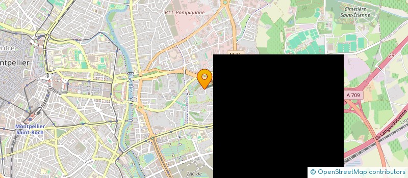 localisation de l'entreprise MONSIEUR FABIEN SINTES à MONTPELLIER