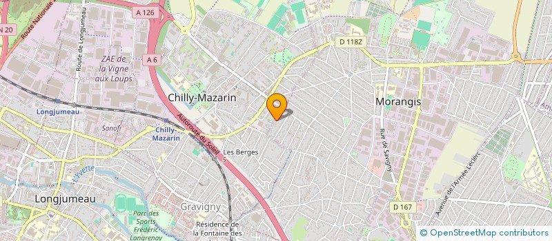 localisation de l'entreprise MONSIEUR FABIEN SIROT  MORANGIS