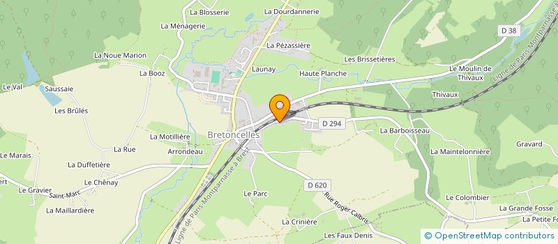 localisation de l'entreprise MONSIEUR FABIEN SIVY à BRETONCELLES
