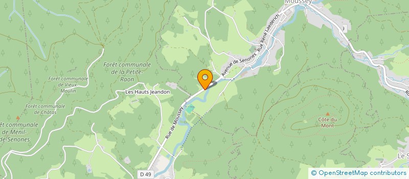 localisation de l'entreprise MONSIEUR FABIEN SLIPKO-PARMANTIER  MOUSSEY