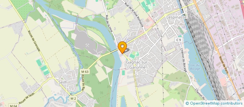 localisation de l'entreprise MONSIEUR FABIEN SOLDEVILA à GAGNAC-SUR-GARONNE