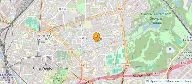 localisation de l'entreprise MONSIEUR FABIEN SOPHIE  SAINT-DENIS