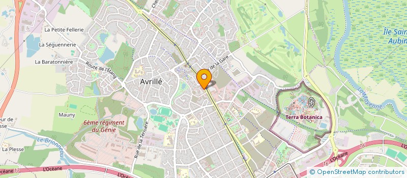 localisation de l'entreprise MONSIEUR FABIEN SORTAIS à AVRILLE