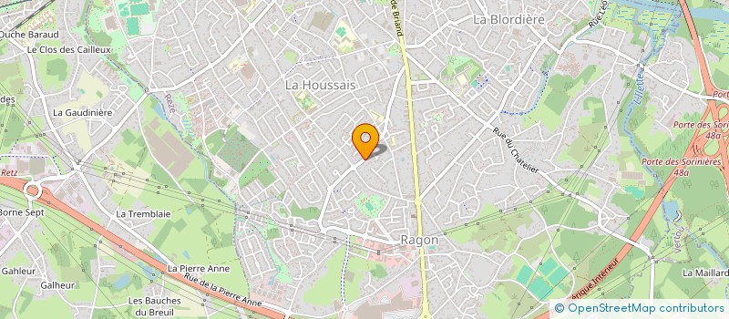 localisation de l'entreprise MONSIEUR FABIEN SOUCHET  REZE