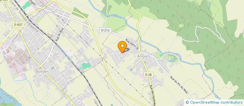 localisation de l'entreprise MONSIEUR FABIEN SOUTRIC  ANGAIS