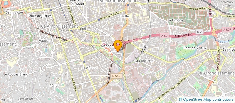 localisation de l'entreprise MONSIEUR FABIEN SOUYRIS  MARSEILLE