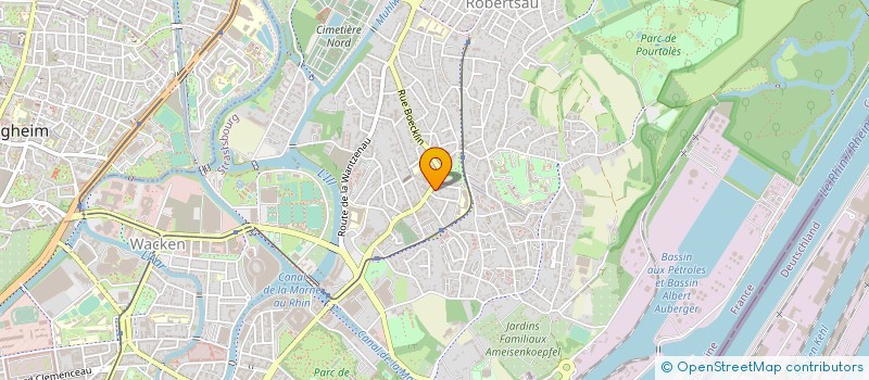 localisation de l'entreprise MONSIEUR FABIEN SPITZ à STRASBOURG