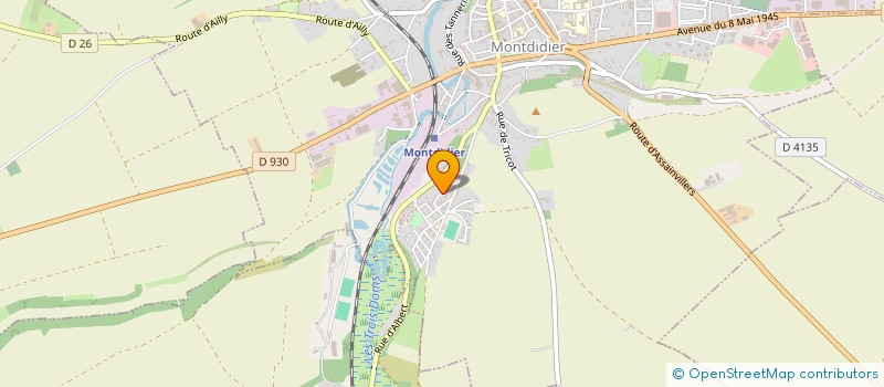 localisation de l'entreprise MONSIEUR FABIEN SPYCHALA à MONTDIDIER
