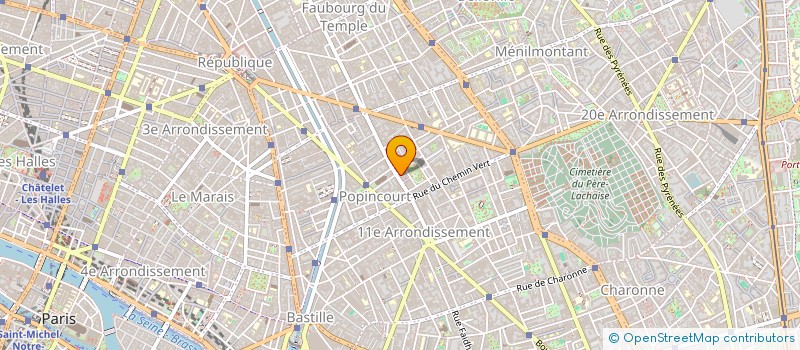 localisation de l'entreprise MONSIEUR FABIEN SQUILLANTE  PARIS