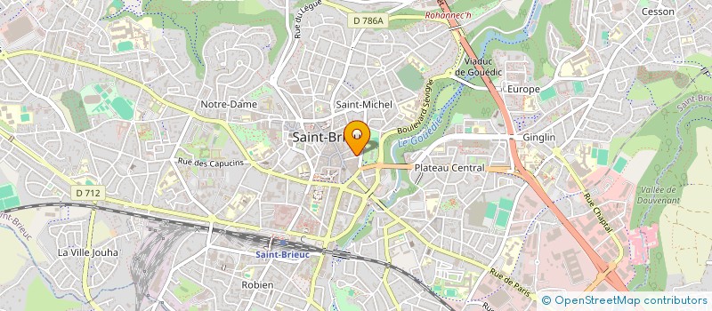 localisation de l'entreprise MONSIEUR FABIEN STAGLIANO à SAINT-BRIEUC