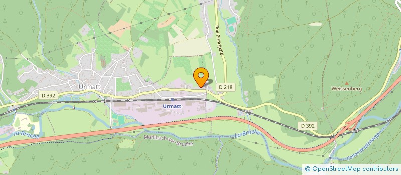 localisation de l'entreprise MONSIEUR FABIEN STENGER  URMATT