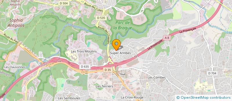 localisation de l'entreprise MONSIEUR FABIEN STENGLEIN  ANTIBES