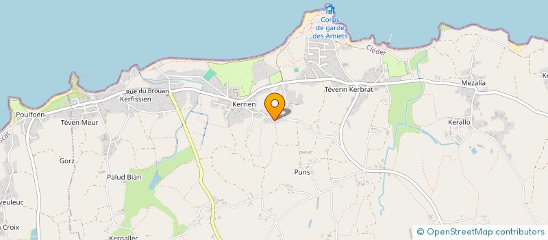 localisation de l'entreprise MONSIEUR FABIEN STRICOT à CLEDER