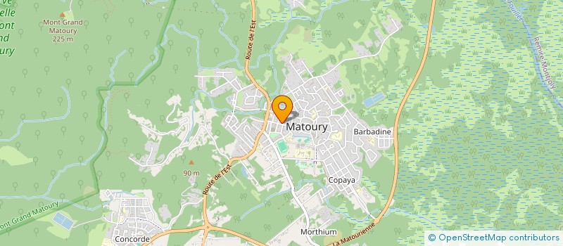 localisation de l'entreprise MONSIEUR FABIEN SUBLET  MATOURY