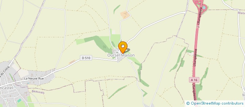 localisation de l'entreprise MONSIEUR FABIEN SUCHET  OURSEL-MAISON