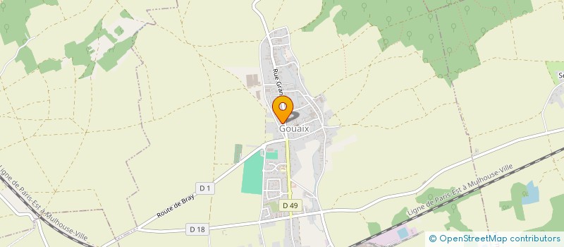 localisation de l'entreprise MONSIEUR FABIEN TAILLADE  GOUAIX