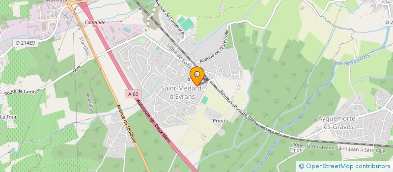 localisation de l'entreprise MONSIEUR FABIEN TARTAS  SAINT-MEDARD-D'EYRANS