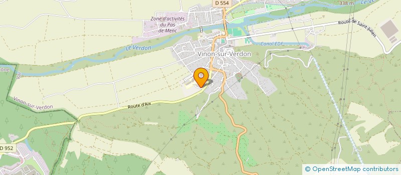 localisation de l'entreprise MONSIEUR FABIEN TASSY à VINON-SUR-VERDON