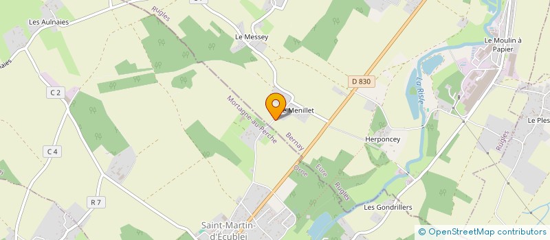 localisation de l'entreprise MONSIEUR FABIEN TERRASSE  RUGLES