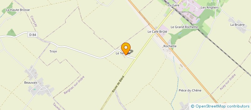 localisation de l'entreprise MONSIEUR FABIEN TESSIER  REIGNAC-SUR-INDRE