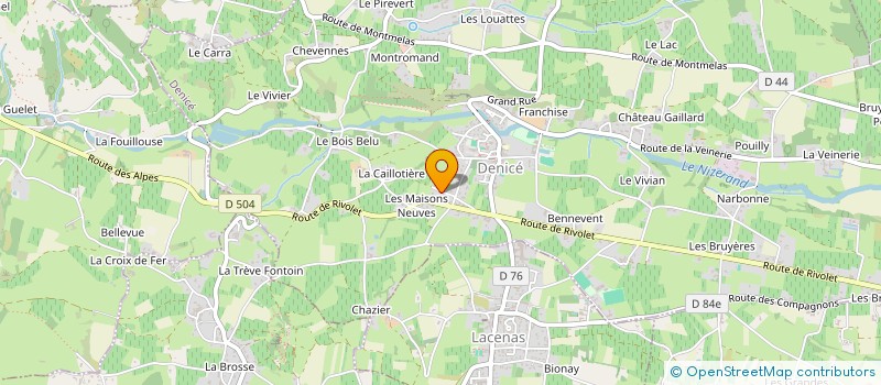 localisation de l'entreprise MONSIEUR FABIEN THIBAULT à COGNY