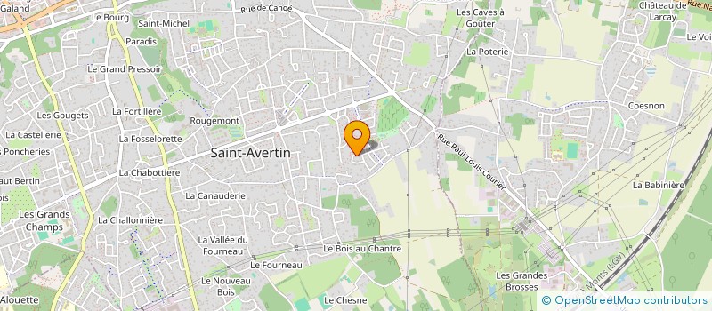 localisation de l'entreprise MONSIEUR FABIEN THIBAULT  SAINT-AVERTIN